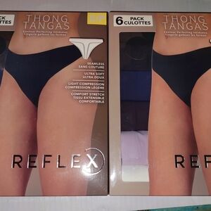 12 Pc of New Reflex Thong and Culottes Set (2 Boxes of 6) Size Small US 4-6